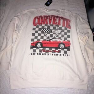 Corvette 1989 Chevrolet Corvette ZR-1 Chemistry Sweatshirt NWT White Men’s 2XL